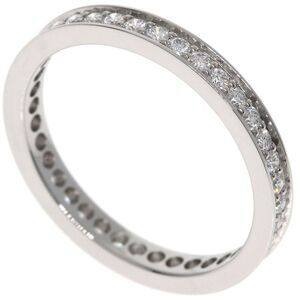 Cartier Eternity Full Diamond #50 Ring ・ring Pt950 Ladies